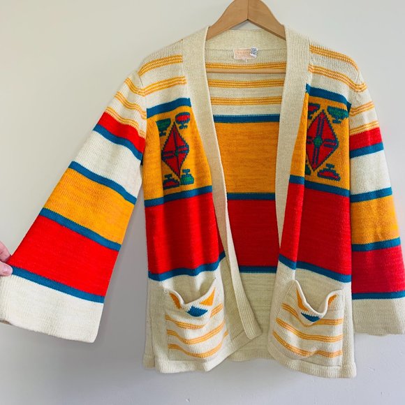 southwest style cardigan